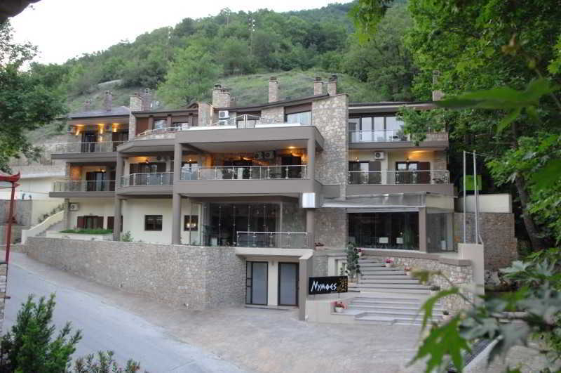 Nymfes Hotel Káto Loutrákion Esterno foto